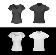 T-shirt template for women N3