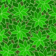 abstract green leaf plant seamless background