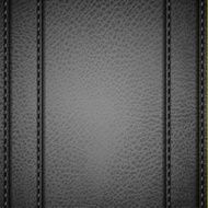 Grey Leather background with stitches