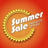 Summer Sale Poster Vector illustration N3