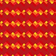 Red and yellow seamless geometric pattern with lines