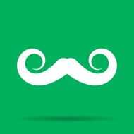 mustaches vector icon N9