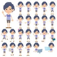 Set of boys