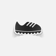 realistic design element sneakers N85