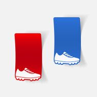 realistic design element sneakers N88