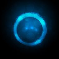 Vector Digital circle brush paint