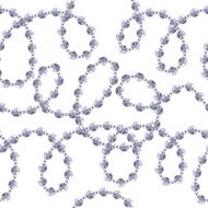 Silver chains on white background N5
