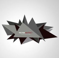 Vector abstract geometric background with triangles N2