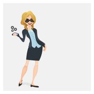 Business woman &amp; phone N11