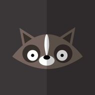 Fox icon great for any use Vector EPS10 N2