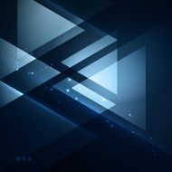Elegant Geometric Blue Background