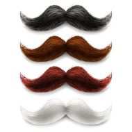 Fake moustaches color set