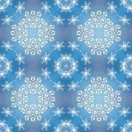 Background tile with filigree white patterns