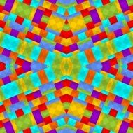 Modern gaily colored background tile in rainbow colors