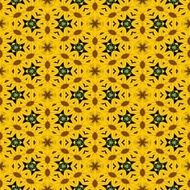 Spring background tile with botanical motif
