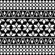 Tribal Seamless Pattern Ethnic Vector Background N28