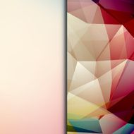 Abstract geometric polygonal shiny background N8