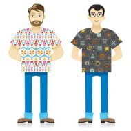 T-Shirt Design Trend with Modern Colorful Patterns