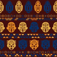 African Tribal Pattern Ethnic ornament N33