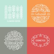 Vector organic labels