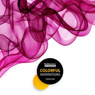 Abstract smoky waves background Template brochure design N9