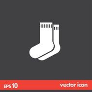 socks vector icon