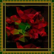 Bandana design with abstract elements N2