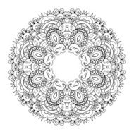 Vector Beautiful Deco Mandala N19