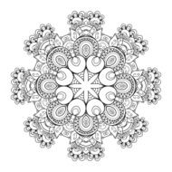 Vector Beautiful Deco Mandala N20