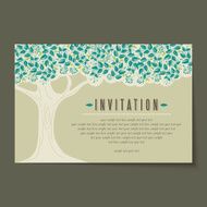 Beautiful vintage invitation cards layouts N17