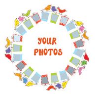 Photo frame composition - funny design N2