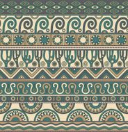 Vector seamless pattern with ethnic elements N16