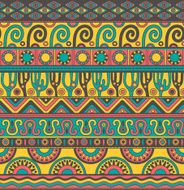 Vector seamless pattern with ethnic elements N18