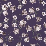 floral design pattern N128