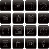 Line Business and office Icons N3