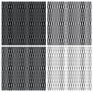Set of 4 monochrome elegant seamless patterns