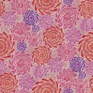 Modern summer background in red and purple with swirl