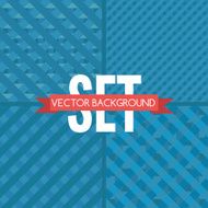 Set of chaquered backgrounds