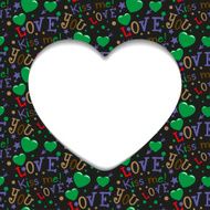 Frame Happy Valentines Day N34