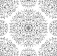 Seamless vector traditional ornament
