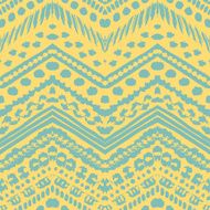 Hand drawn painted seamless pattern Vector illustration N51