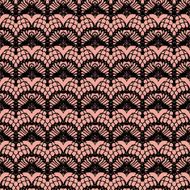 Pink and black lace seamless stripes pattern N5