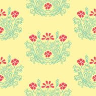 Floral retro pattern N3