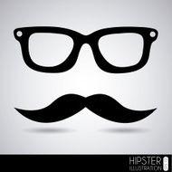 glasses and mustache N3