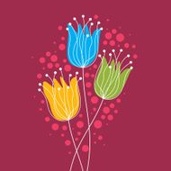 Abstract Flowers N7