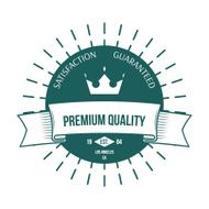 Premium quality labels and badges vector N5