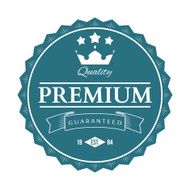 Premium quality labels and badges vector N6