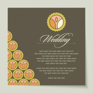 Beautiful vintage invitation cards layouts N18