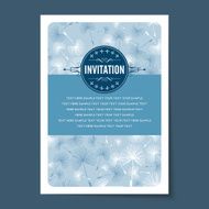 Beautiful vintage invitation cards layouts N19