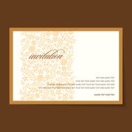 Beautiful vintage invitation cards layouts N20